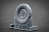 ScaleX WW 35003 Kubelwagen type 82 Ordinary wheel set (for Meng, Tamiya) 1/35